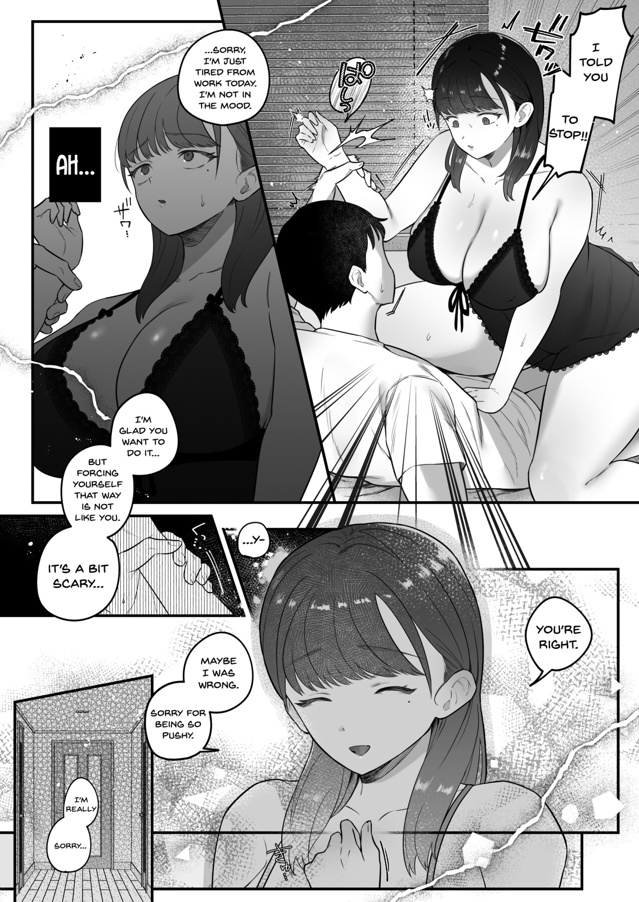 Hentai Manga Comic-Masochistic Neighbor's Onahole Wife - A story of reuniting with a former sex friend and re-educating her with my huge dick-Read-33